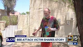 Glendale bee attack victim shares story