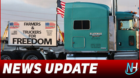 HUGE!! 38,000 Strong Trucker Convoy Heading to D.C. from L.A.