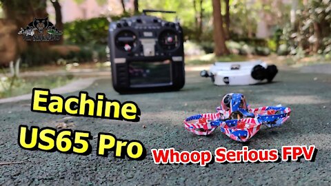 Eachine US65 Pro High Speed Obstacle course Funny FPV Whooping