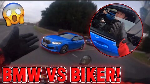 BIKER ANGRY AT BMW! - BEST ROAD RAGE, CRASHES, CLOSE CALLS OF 2022 - Motorcycle Road Rage [Ep.14]