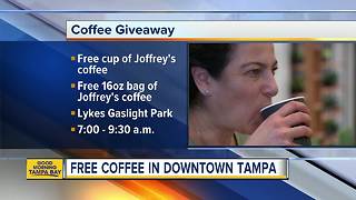 Free coffee at Joffrey's Coffee & Tea Co. in Tampa for International Coffee Day