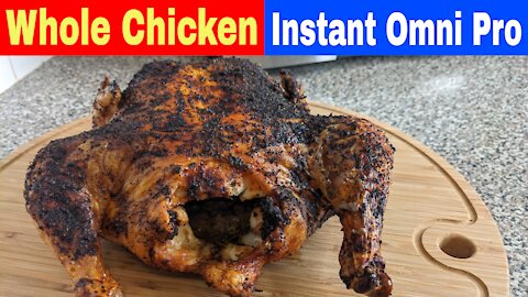 Roasted Chicken Instant Omni Pro Toaster Oven and Air Fryer