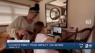 COVID's 1st year impact on moms