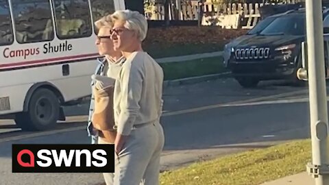 Queer Eye's Tan France spotted taking son out for walk with husband Rob