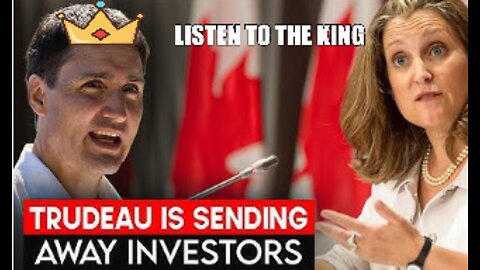 KING TRUDEAU | Foreign Investors Are Taking Their Money Out Of Canadian Stocks