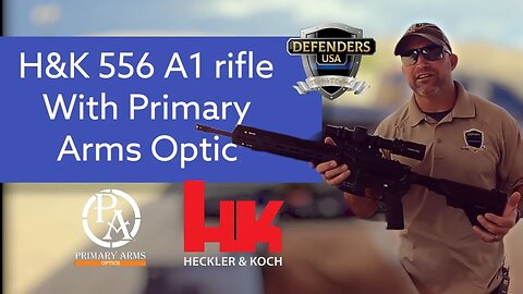 NEW Heckler & Koch (hk) MR 556 A1 Rifle with Primary Arms Optic - for our Firearms Courses!