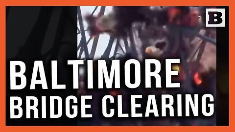 Baltimore Bridge Blowup: Controlled Demolition Clears Rubble from Cargo Ship Bow
