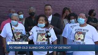 70-year-old woman sues Detroit police for $30 million, accusing officers of 'violent abuse'