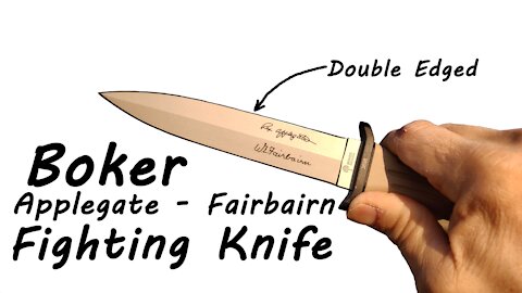 Double Edged Fighting Knife - Boker Applegate-Fairbairn