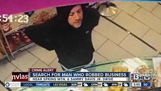 Spring Mountain robbery suspect wanted