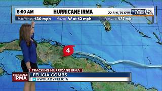 8 a.m. Hurricane Irma advisory