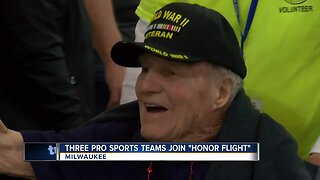 Brewers, Bucks and Packers send veterans to D.C. on Stars and Stripes Honor Flight