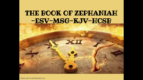 Book of Zephaniah ESV MSG KJV HCSB = SOPHONIAS