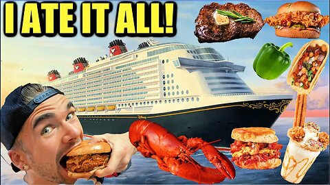 ALL YOU CAN EAT CRUISE SHIP FOOD CHALLENGE - I ATE EVERYTHING ON BOARD! ROYAL CARIBBEAN CRUISE FOOD