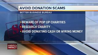 How to avoid donation scams