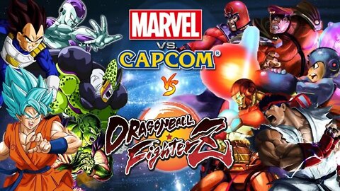 Marvel Vs Capcom Vs Dragon Ball FighterZ Ssj Trunks Vs Ssj Vegeta