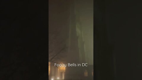 Is it foggy in Washington DC tonight? Take a look at the National Cathedral