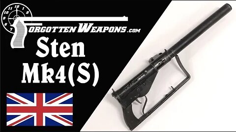 Prototype Silenced Sten for Paratroops: the Mk4(S)