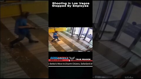 Shooting in Las Vegas stopped by employee #gunnews #gun #guns #news #breakingnews #vegas #shooting