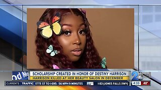 Scholarship to be named after Destiny Harrison to help aspiring hairstylists start careers