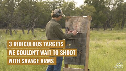 3 Ridiculous Targets We Couldn't Wait to Shoot With Savage Arms