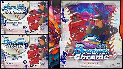 LIVE NEW 2023 BOWMAN CHROME Hobby & HTA CASE Breaks ~ Baseball Card Boxes