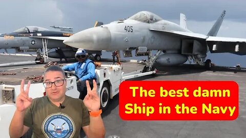 24 hours on the Best Damn Ship in the Navy - The USS Dwight D. Eisenhower.