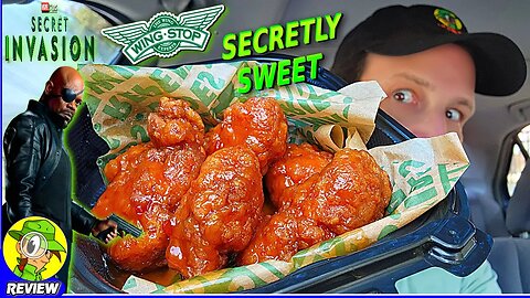 Wingstop® SECRETLY SWEET BONELESS WINGS Review 🛩️👽🚫🦴🐔 ⎮ New Flavor! 😍 Peep THIS Out! 🕵️‍♂️