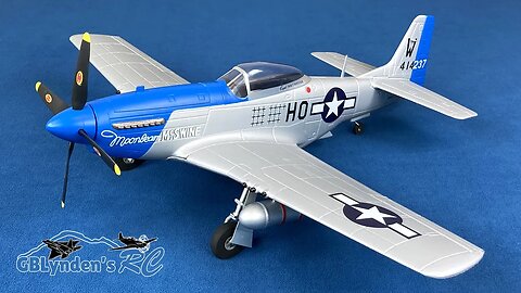 H-King P-51 Mustang Moonbeam McSwine V2 750mm PNP - Unboxing & Review