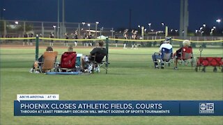 Phoenix closes athletic fields, courts