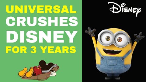 DISNEY CRUSHED BY UNIVERSAL In Animated Box Office THREE YEARS IN A ROW! Can Disney Still Compete?