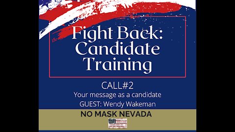 Call 2: Your message as a candidate