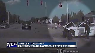 Shelby Twp. officer released from hospital after being hit by alleged drunk driver