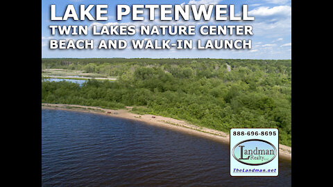 Twin Lakes Nature Center Beach & Walk-in Launch on Lake Petenwell VIDEO TOUR - Landman Realty LLC