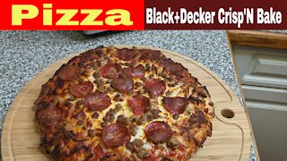 Air Fried Frozen Pizza Black and Decker Crisp and Bake