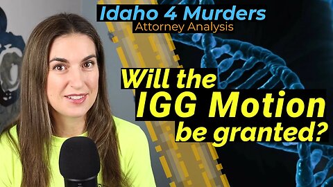 Idaho 4 / Bryan Kohberger - Why I changed my mind about the IGG motion - Attorney analysis