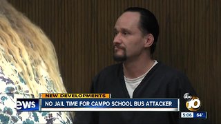 No jail time for Campo school bus attacker