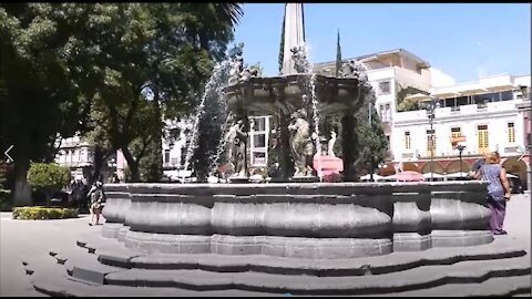 The Plaza in Puebla, Mexico