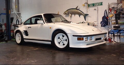 1982 Porsche 911 930 Ruf Turbo Slant Nose in White & Engine Sound on My Car Story with Lou Costabile