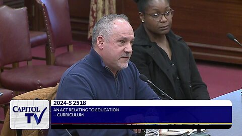 Bob Chiaradio Strongly Supports S2518 Removing 2019 Law Giving RIDE Sole Authority Over Education Citing Angelica Infante-Green's Radical Policies