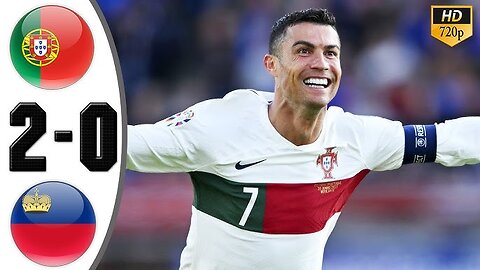 portugal vs liechtenstein 2-0 Ronaldo goal 🤫 Highlights match 2023 HD