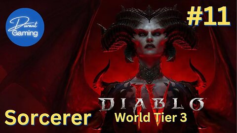 Diablo 4 EP #11 | Tier 3 Farming - Sorcerer | Livestream | Durant Gaming