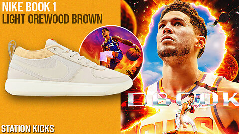 First Look: Nike Book 1 Light Orewood Brown Releases February 2024 | STATION KICKS