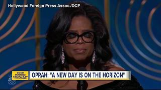 In Golden Globes speech, Oprah looks to 'time when nobody ever has to say 'Me Too' again'