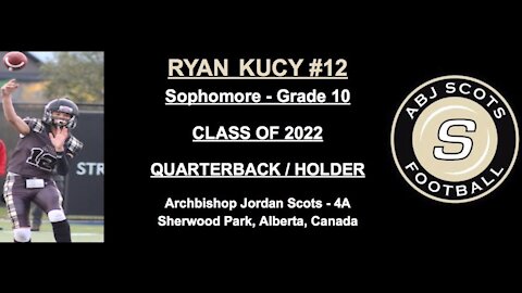 US High School Football Featuring: Ryan Kucy - College Football Recruiting Vide