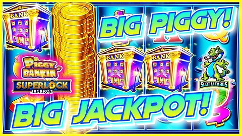 HOT START EPIC JACKPOT! J LOVES THE PIGGY'S! Superlock Jackpot Piggy Bankin Slot HIGHLIGHTS