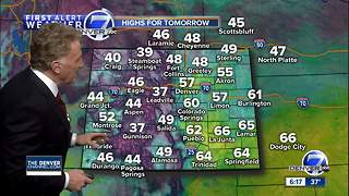 Denver will be warmer on Thursday