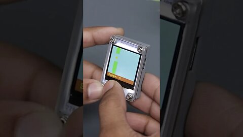 Building a Tiny Handheld Game #diyprojects #diy #arduino #thewrench #shorts #tech