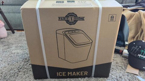 Nugget Ice Maker Countertop, Paris Rhône Sonic Ice Maker, Make 30lb Nugget Ice per Day, Electric