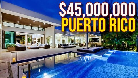 Touring $45,000,000 Puerto Rico Mega Mansion